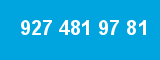 927 481 97 81 927 481 97 81